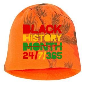 Black History Month 24 7 365 Kati - Camo Knit Beanie