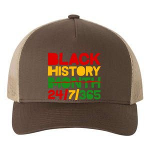 Black History Month 24 7 365 Yupoong Adult 5-Panel Trucker Hat