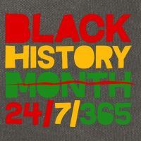 Black History Month 24 7 365 Cotton Canvas Backpack