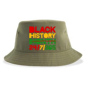 Black History Month 24 7 365 Sustainable Bucket Hat