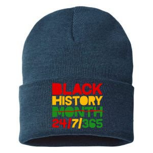 Black History Month 24 7 365 Sustainable Knit Beanie