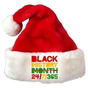 Black History Month 24 7 365 Premium Christmas Santa Hat