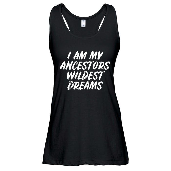 Black History Month Ancestors Wildest Dreams Ladies Essential Flowy Tank