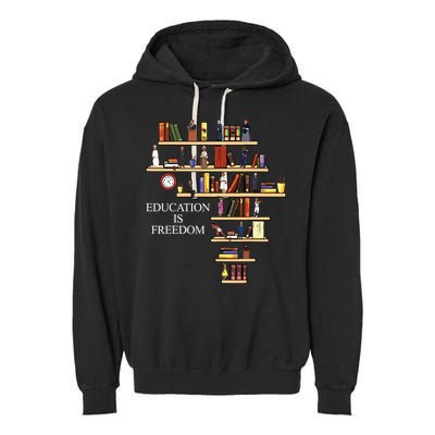 Black History Month Black Leaders African American Pride Garment-Dyed Fleece Hoodie