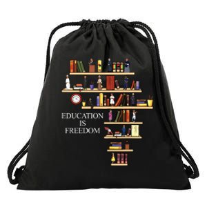 Black History Month Black Leaders African American Pride Drawstring Bag