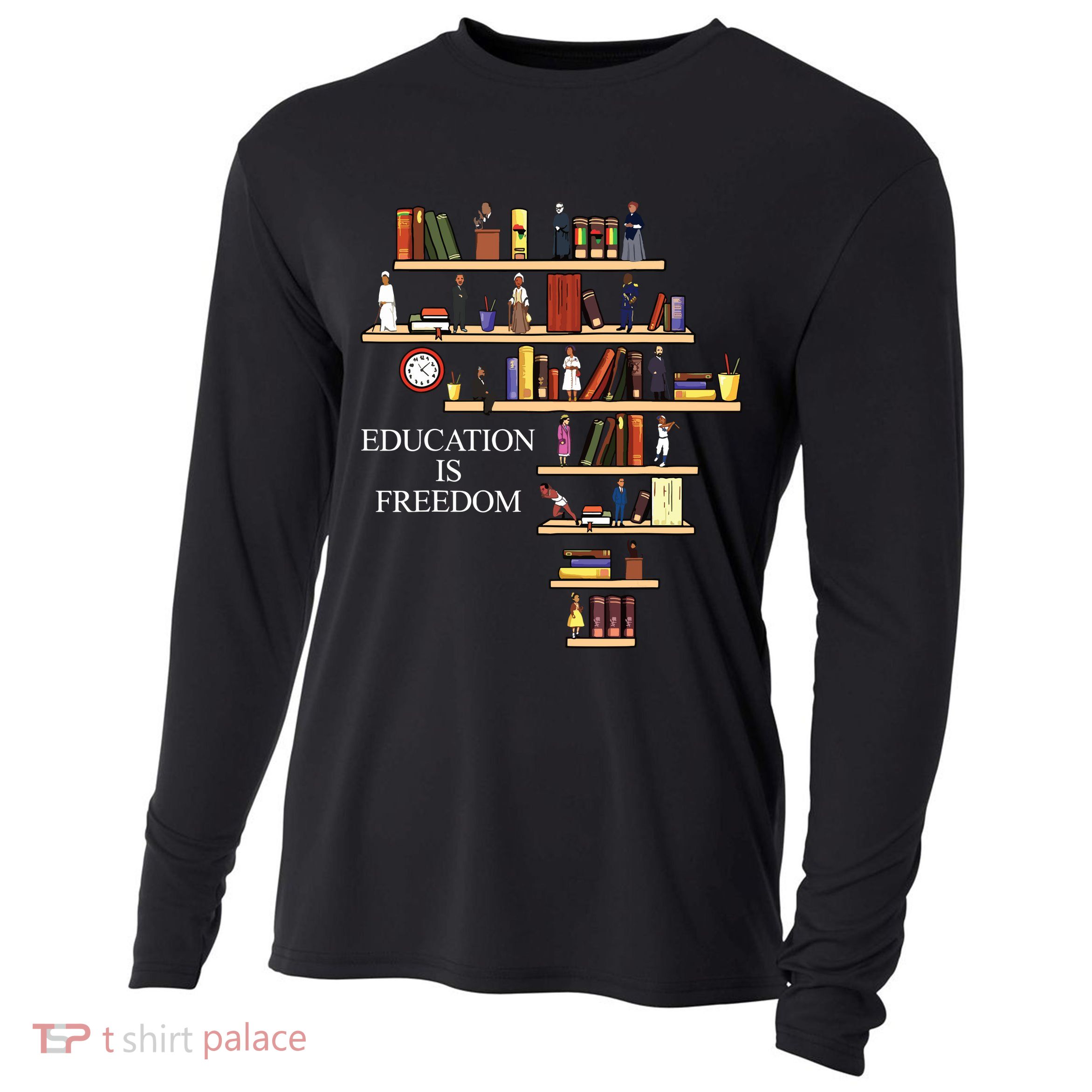 Black History Month Black Leaders African American Pride Cooling Performance Long Sleeve Crew