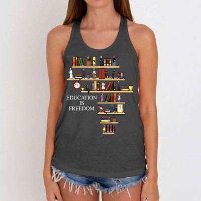 Black History Month Black Leaders African American Pride Women's Knotted Racerback Tank