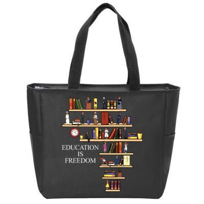 Black History Month Black Leaders African American Pride Zip Tote Bag