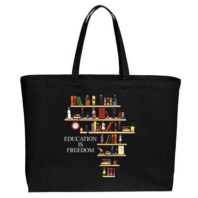 Black History Month Black Leaders African American Pride Cotton Canvas Jumbo Tote