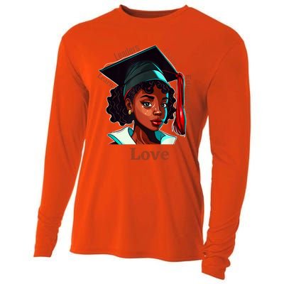 Black History Month Black Educated Leaders Valentines Day Gift Cooling Performance Long Sleeve Crew