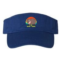 Baby Hippo Moo Deng I Do What I Want Valucap Bio-Washed Visor