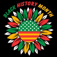 Black History Month Sunflower Flag Backpack