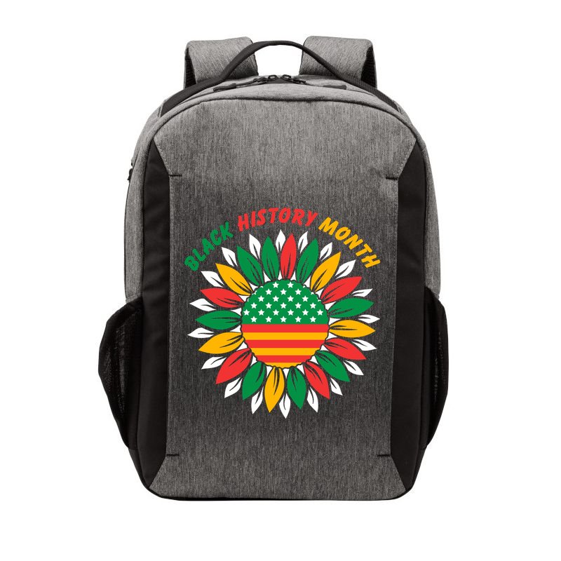 Black History Month Sunflower Flag Vector Backpack