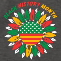 Black History Month Sunflower Flag Vector Backpack