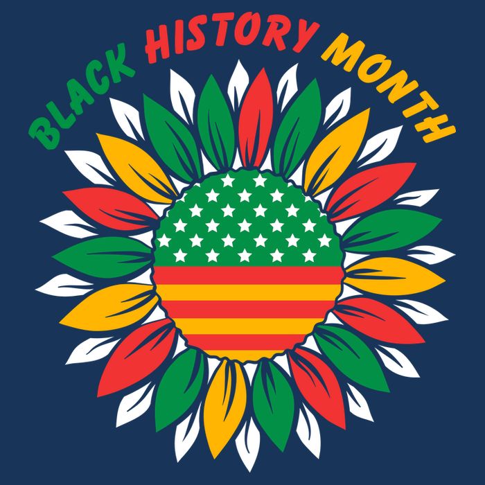 Black History Month Sunflower Flag 16 in Basic Backpack