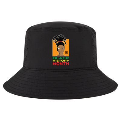 Black History Month African Anime Dreadlocks Meaningful Gift Cool Comfort Performance Bucket Hat