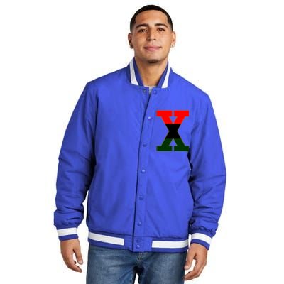 Black History Month African American Leader Meaningful Gift Insulated Varsity Jacket