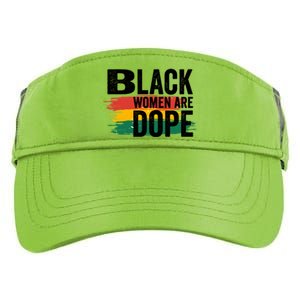 Black History Month Proud Black Black Are Dope Gift Adult Drive Performance Visor