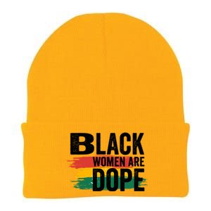 Black History Month Proud Black Black Are Dope Gift Knit Cap Winter Beanie