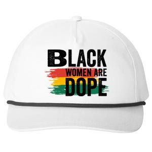 Black History Month Proud Black Black Are Dope Gift Snapback Five-Panel Rope Hat