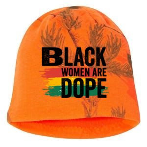 Black History Month Proud Black Black Are Dope Gift Kati - Camo Knit Beanie