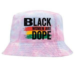 Black History Month Proud Black Black Are Dope Gift Tie-Dyed Bucket Hat