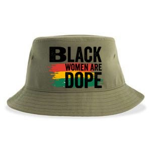 Black History Month Proud Black Black Are Dope Gift Sustainable Bucket Hat