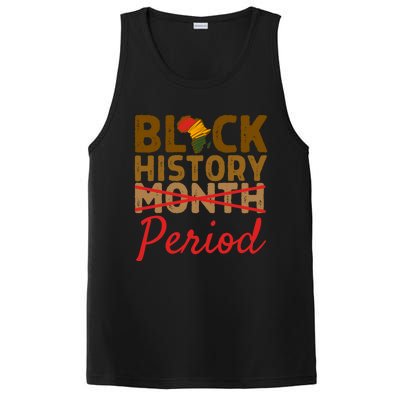 Black History Month Period Red African Pride Bhm Cool Gift PosiCharge Competitor Tank