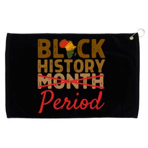 Black History Month Period Red African Pride Bhm Cool Gift Grommeted Golf Towel