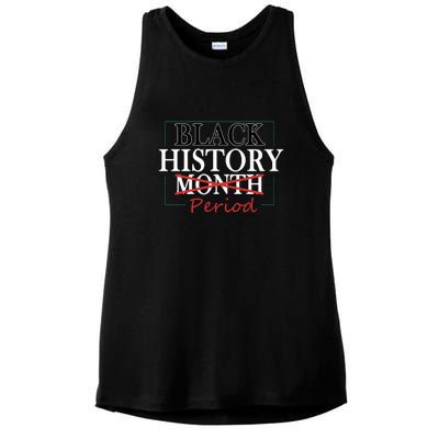 Black History Month Period Gift Ladies PosiCharge Tri-Blend Wicking Tank