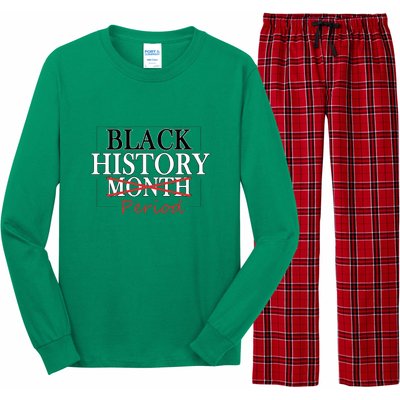 Black History Month Period Gift Long Sleeve Pajama Set