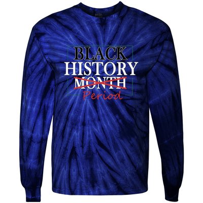 Black History Month Period Gift Tie-Dye Long Sleeve Shirt