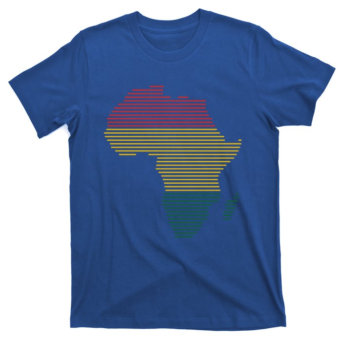 Black History Month African Map Gift T-Shirt