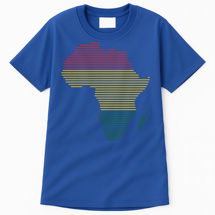 Black History Month African Map Gift Tall T-Shirt