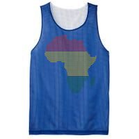 Black History Month African Map Gift Mesh Reversible Basketball Jersey Tank