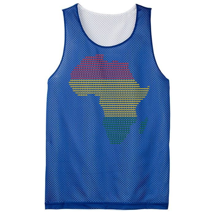 Black History Month African Map Gift Mesh Reversible Basketball Jersey Tank