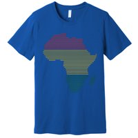 Black History Month African Map Gift Premium T-Shirt