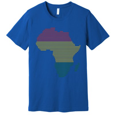 Black History Month African Map Gift Premium T-Shirt