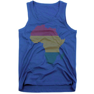 Black History Month African Map Gift Tank Top