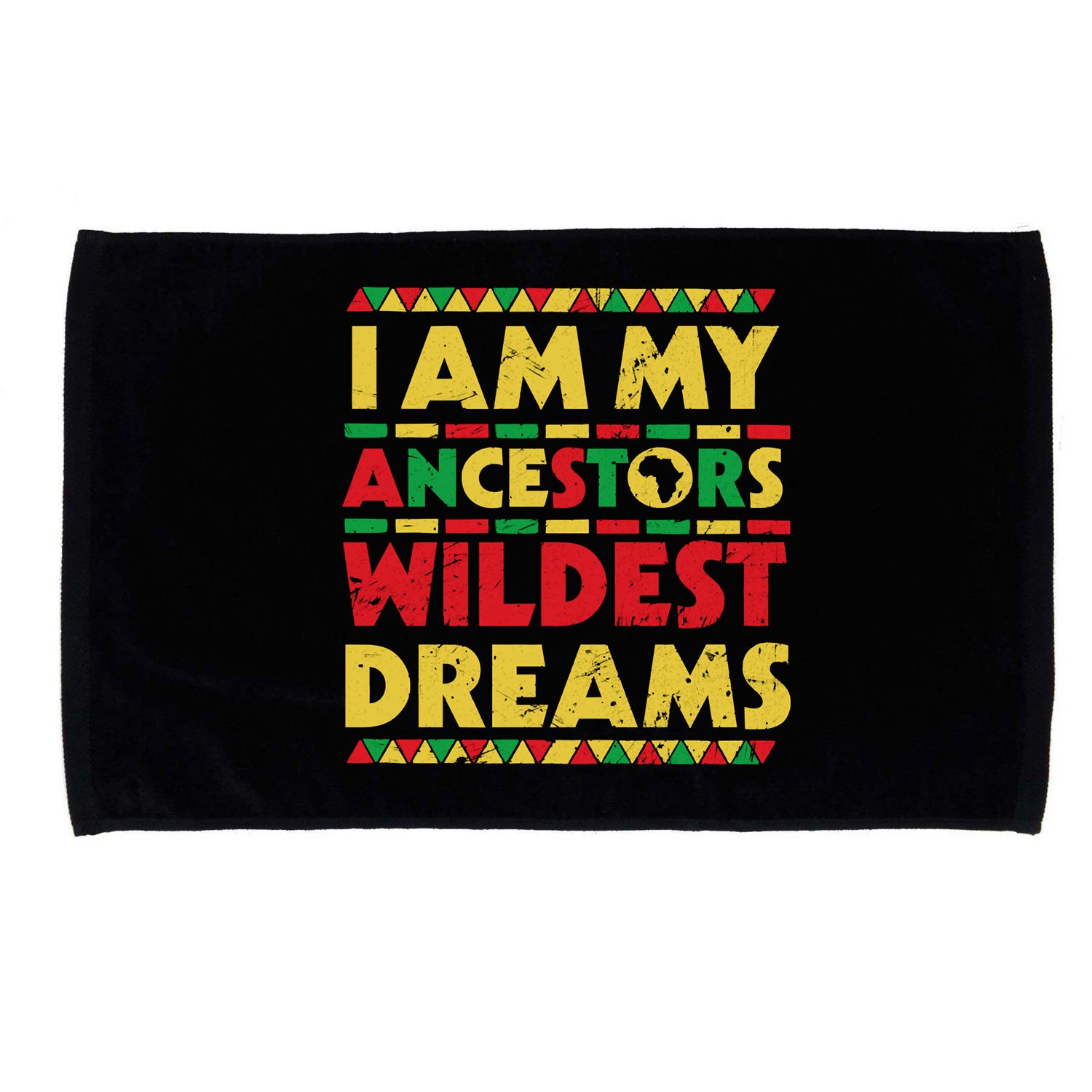 Black History Month Tee , Ancestors Wildest Dreams Microfiber Hand Towel