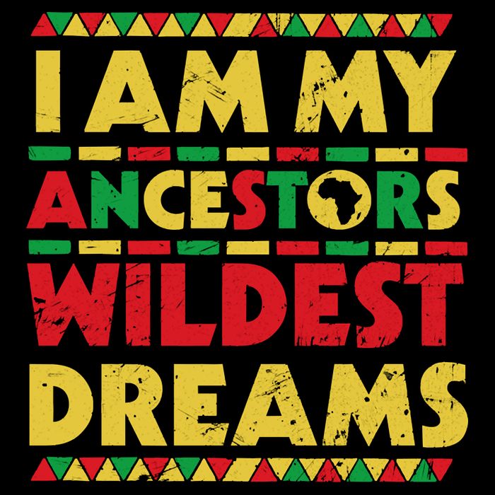 Black History Month Tee , Ancestors Wildest Dreams Cropped Pullover Crew