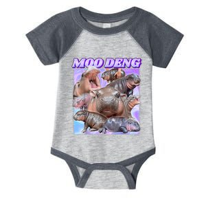 Baby Hippo Moo Deng Infant Baby Jersey Bodysuit