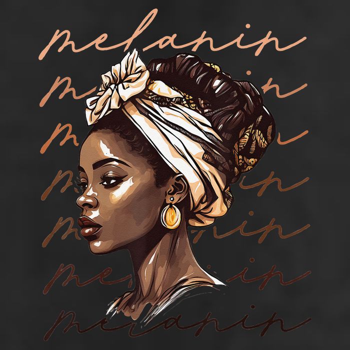 Black History Month African American Black Melanin Queen Beanie