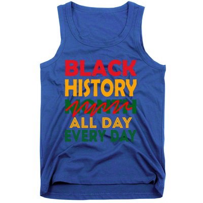 Black History Month All Day Every Day African American Pride Gift Tank Top