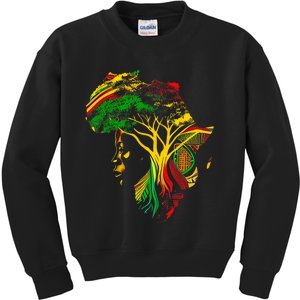 Black History Month African American Ancestors' Roots Kids Sweatshirt