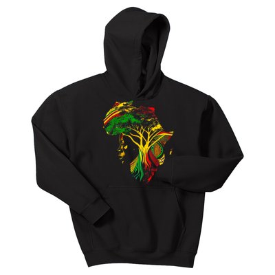 Black History Month African American Ancestors' Roots Kids Hoodie