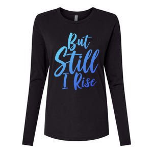 Black History Month But Still I Rise Great Gift Womens Cotton Relaxed Long Sleeve T-Shirt