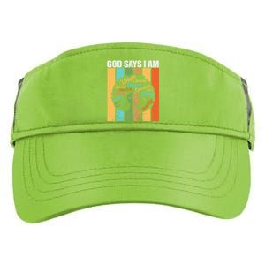 Black History Month Black African American Gift Adult Drive Performance Visor