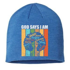 Black History Month Black African American Gift Sustainable Beanie