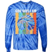 Black History Month Black African American Gift Tie-Dye Long Sleeve Shirt